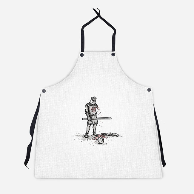 Rolling a One-unisex kitchen apron-kg07