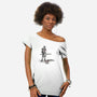 Rolling a One-womens off shoulder tee-kg07