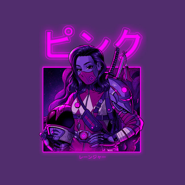 Pink Neon-womens fitted tee-Bruno Mota