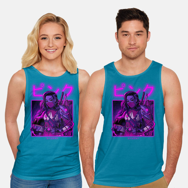 Pink Neon-unisex basic tank-Bruno Mota
