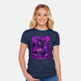 Pink Neon-womens fitted tee-Bruno Mota