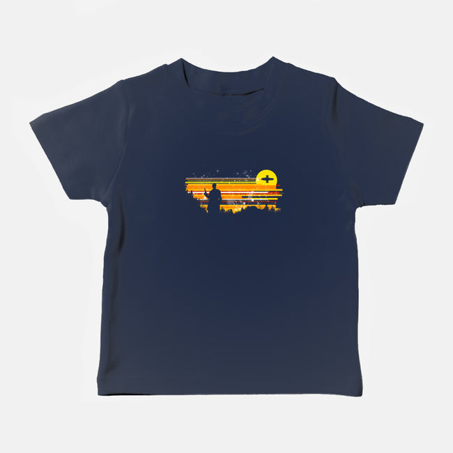 Can't Take the Sky From Me-baby basic tee-kharmazero