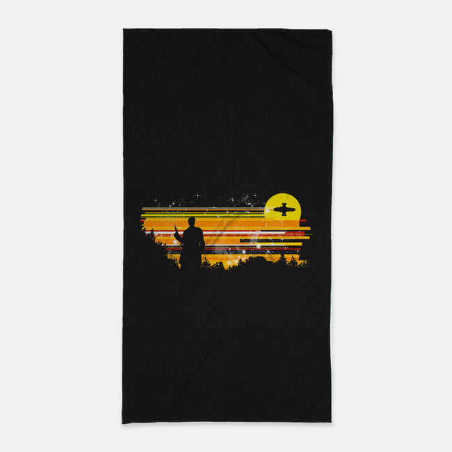 Can't Take the Sky From Me-none beach towel-kharmazero