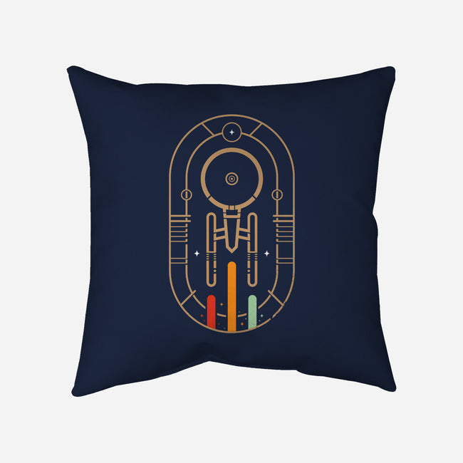 Fly Boldy-none removable cover w insert throw pillow-BadBox