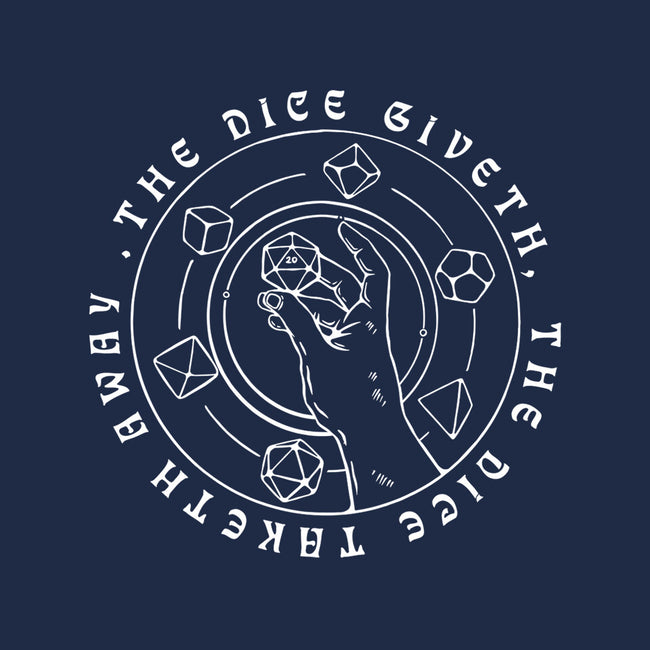 The Dice Giveth-none dot grid notebook-ShirtGoblin