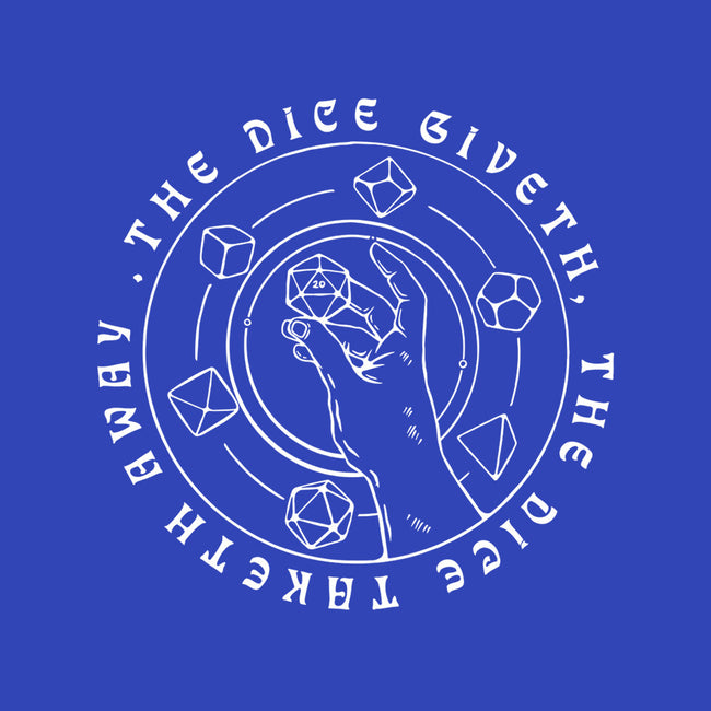 The Dice Giveth-womens off shoulder tee-ShirtGoblin