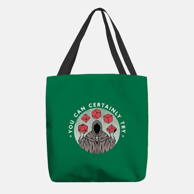 You Can Certainly Try-none basic tote-ShirtGoblin