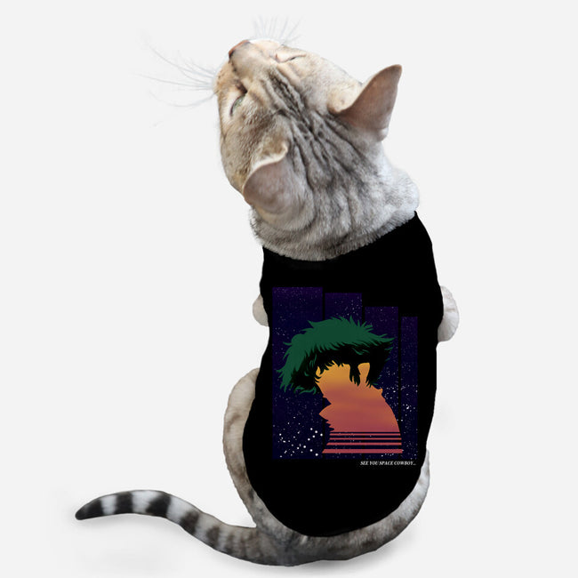 Bebop a Cowboy-cat basic pet tank-intheo9