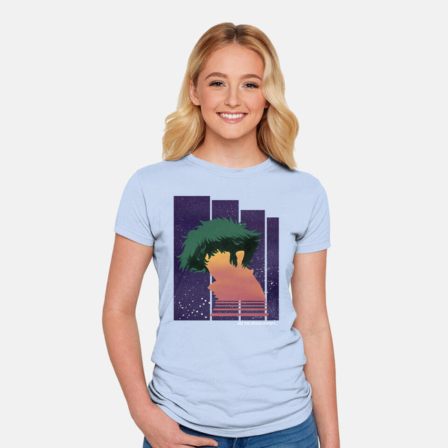 Bebop a Cowboy-womens fitted tee-intheo9