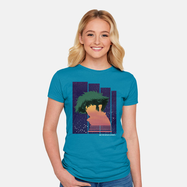 Bebop a Cowboy-womens fitted tee-intheo9