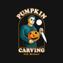 Carving With Michael-none removable cover w insert throw pillow-DinoMike
