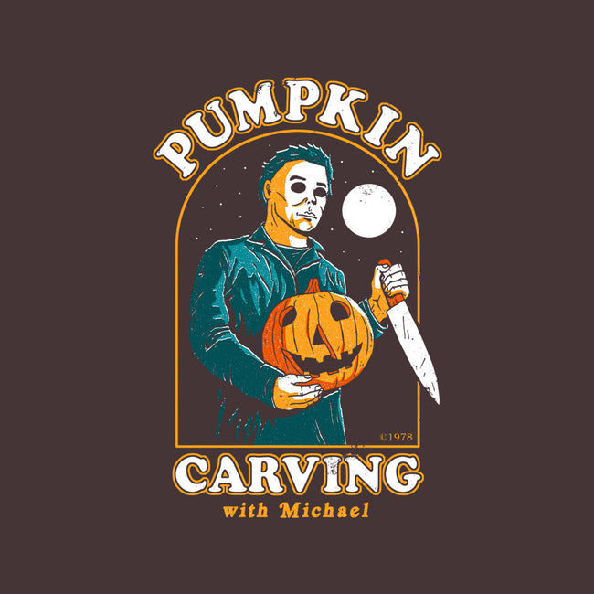 Carving With Michael-none removable cover w insert throw pillow-DinoMike