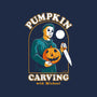 Carving With Michael-none polyester shower curtain-DinoMike