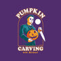 Carving With Michael-none removable cover w insert throw pillow-DinoMike
