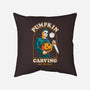 Carving With Michael-none removable cover w insert throw pillow-DinoMike