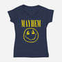 Smells Like Soap-womens v-neck tee-CappO