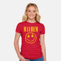 Smells Like Soap-womens fitted tee-CappO