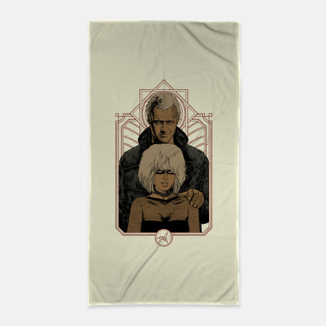 Replicants-none beach towel-Hafaell