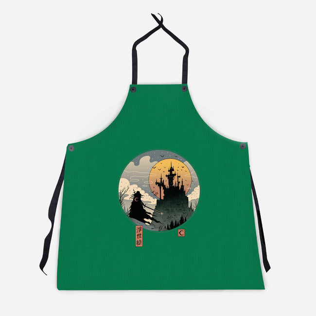 Vampire Slayer in Edo-unisex kitchen apron-vp021