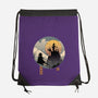 Vampire Slayer in Edo-none drawstring bag-vp021