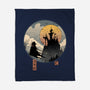 Vampire Slayer in Edo-none fleece blanket-vp021