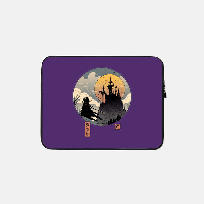 Vampire Slayer in Edo-none zippered laptop sleeve-vp021