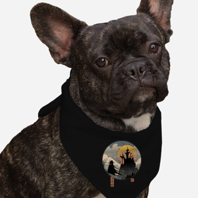 Vampire Slayer in Edo-dog bandana pet collar-vp021