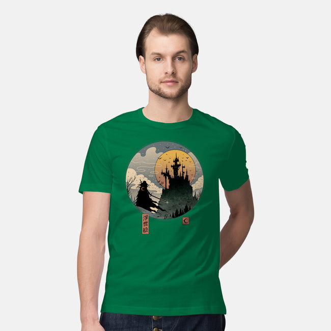 Vampire Slayer in Edo-mens premium tee-vp021