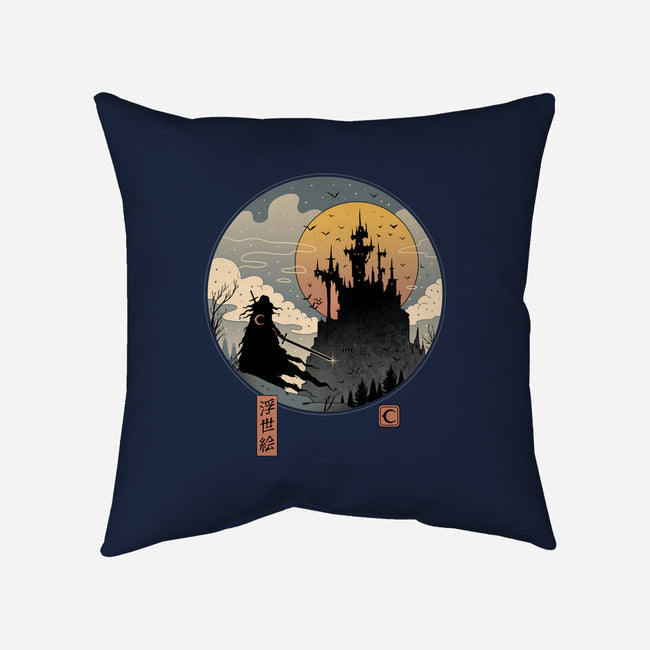 Vampire Slayer in Edo-none removable cover throw pillow-vp021