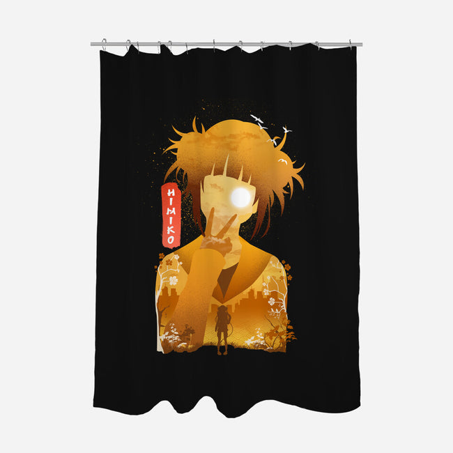 Himiko-none polyester shower curtain-hirolabs