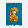 Himiko-none polyester shower curtain-hirolabs