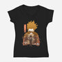 Eraser Head-womens v-neck tee-hirolabs