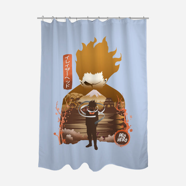 Eraser Head-none polyester shower curtain-hirolabs