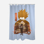 Eraser Head-none polyester shower curtain-hirolabs