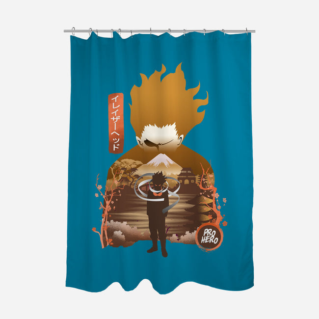 Eraser Head-none polyester shower curtain-hirolabs