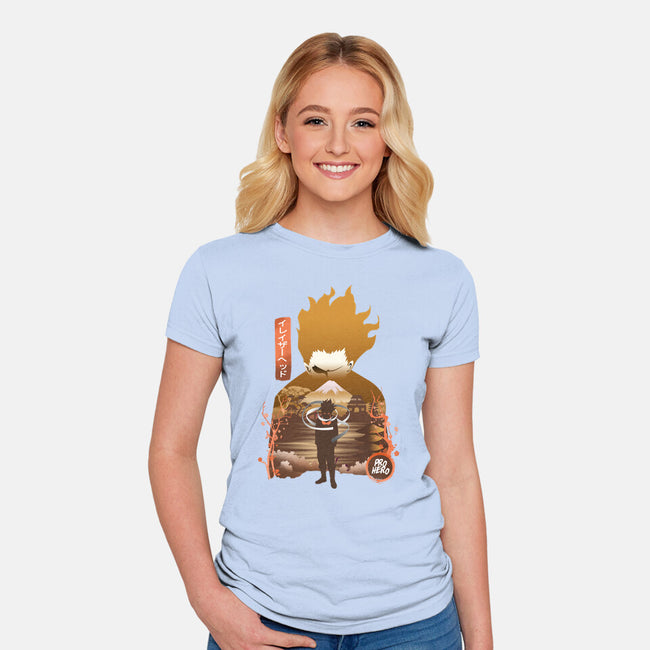 Eraser Head-womens fitted tee-hirolabs