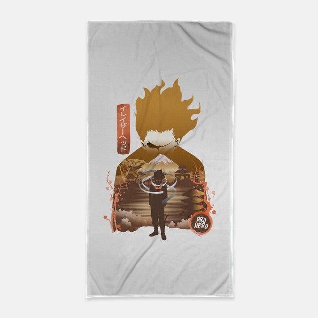 Eraser Head-none beach towel-hirolabs