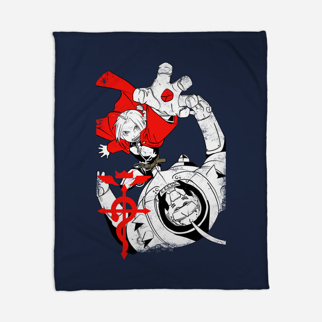 Brothers Of Alchemy-none fleece blanket-Jelly89