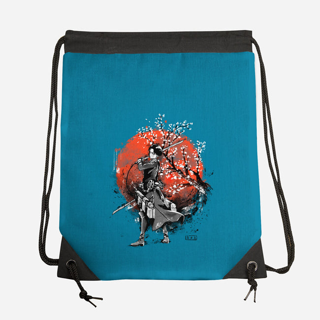 Slayer Of Titans Ink-none drawstring bag-IKILO