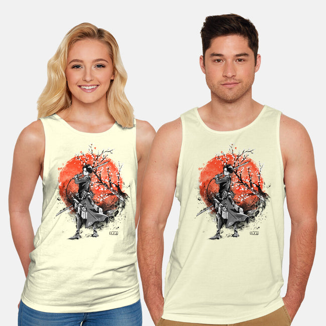 Slayer Of Titans Ink-unisex basic tank-IKILO