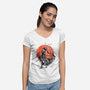 Slayer Of Titans Ink-womens v-neck tee-IKILO