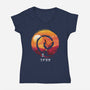 Uzumaki Night-womens v-neck tee-dandingeroz