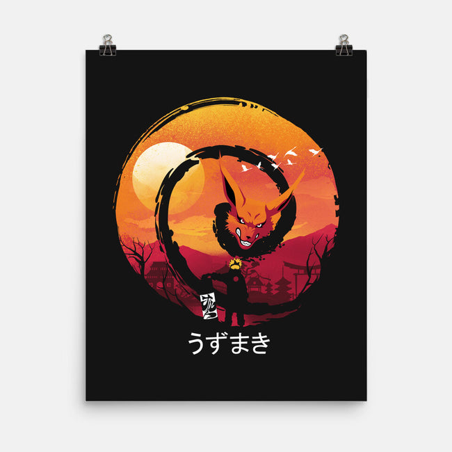 Uzumaki Night-none matte poster-dandingeroz