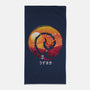 Uzumaki Night-none beach towel-dandingeroz