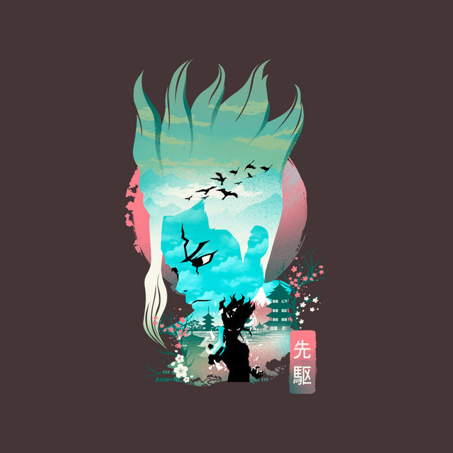 Senku Landscape-none removable cover w insert throw pillow-dandingeroz
