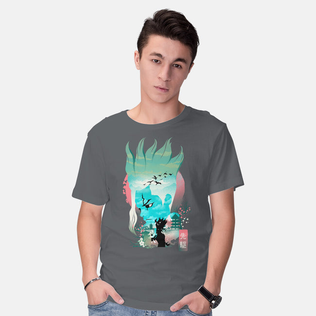 Senku Landscape-mens basic tee-dandingeroz