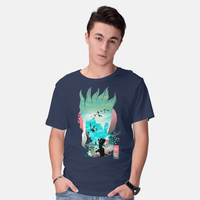 Senku Landscape-mens basic tee-dandingeroz