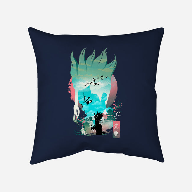 Senku Landscape-none removable cover w insert throw pillow-dandingeroz