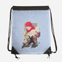 The Tiger of West Junior High-none drawstring bag-hypertwenty