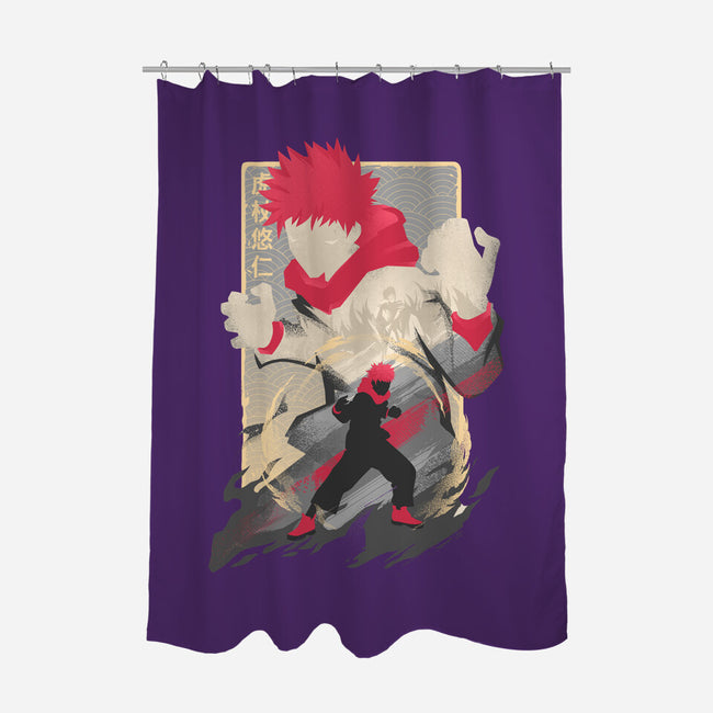 The Tiger of West Junior High-none polyester shower curtain-hypertwenty